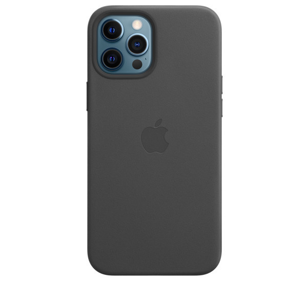 Apple - Coque iPhone 12 Pro Max en cuir - Noir