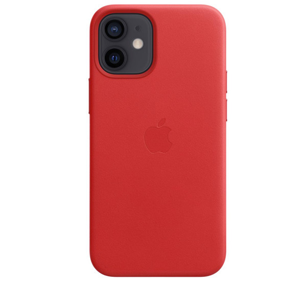 Apple Coque en cuir iPhone 12 Mini Rouge 