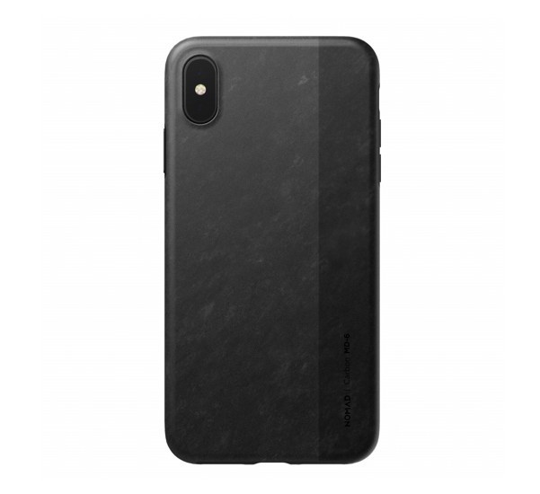 Nomad - Coque iPhone XS Max en fibre de Carbone - Noire