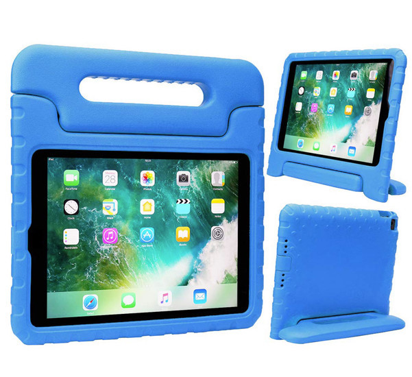 Casecentive - Coque de protection pour enfants avec poignée - iPad 10.2 2019 / 2020 / 2021 - Bleu