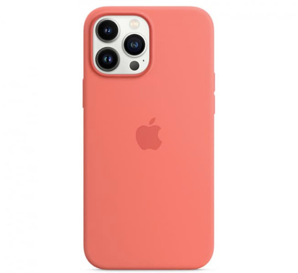 Apple Coque en silicone avec MagSafe pour iPhone 13 Pro - Pomelo rose