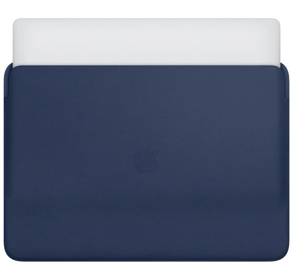 Apple Housse en cuir MacBook Pro 15 pouces (2016 - 2019) - Bleu