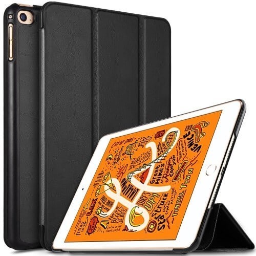 Casecentive Smart Cover Tri-fold Etui Folio iPad Mini 5 (2019) noir