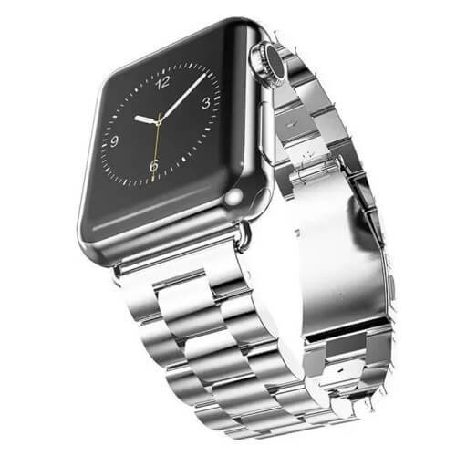 Casecentive bracelet acier inoxydable Apple Watch 38 / 40 mm Argent