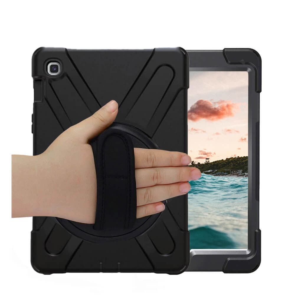 Casecentive Handstrap Coque Galaxy Tab S5E 10.5 Noire