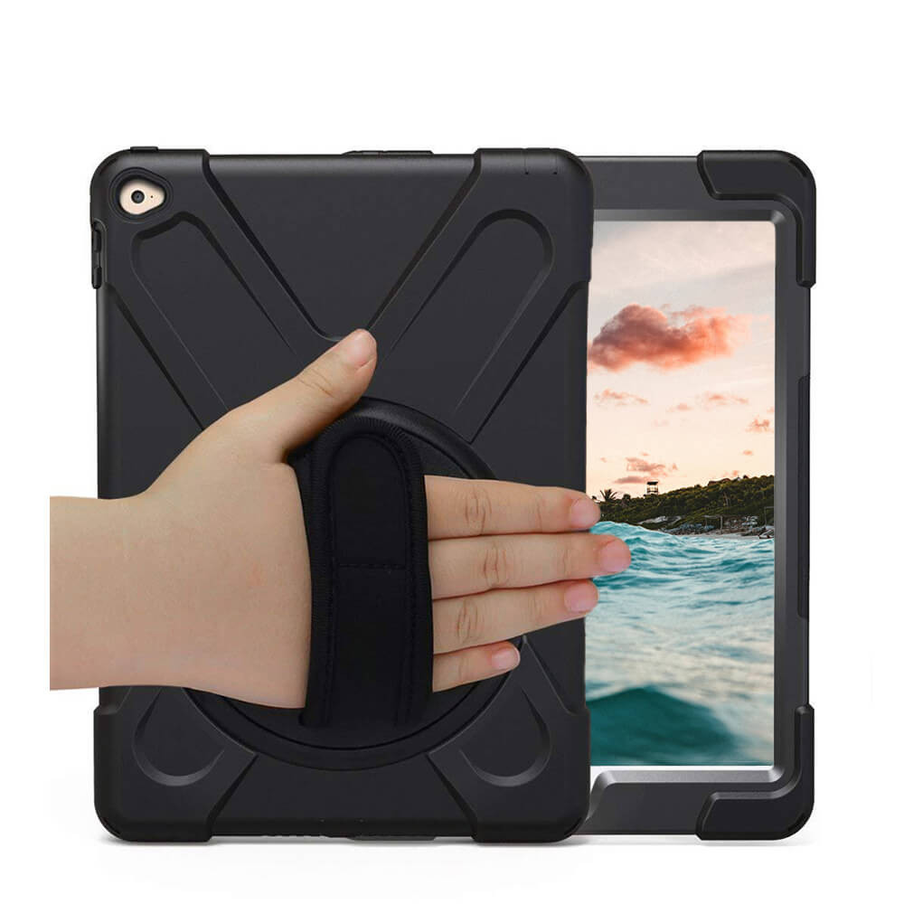 Casecentive Handstrap Coque iPad Pro / Air (2019) 10.5 Noire
