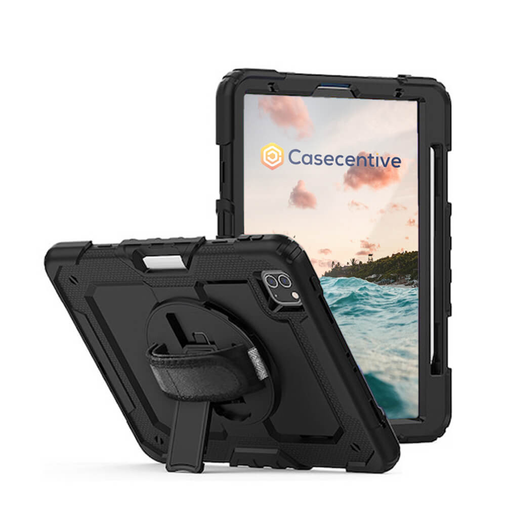 Casecentive Handstrap Pro Coque Antichoc Poignée iPad 11" 2020