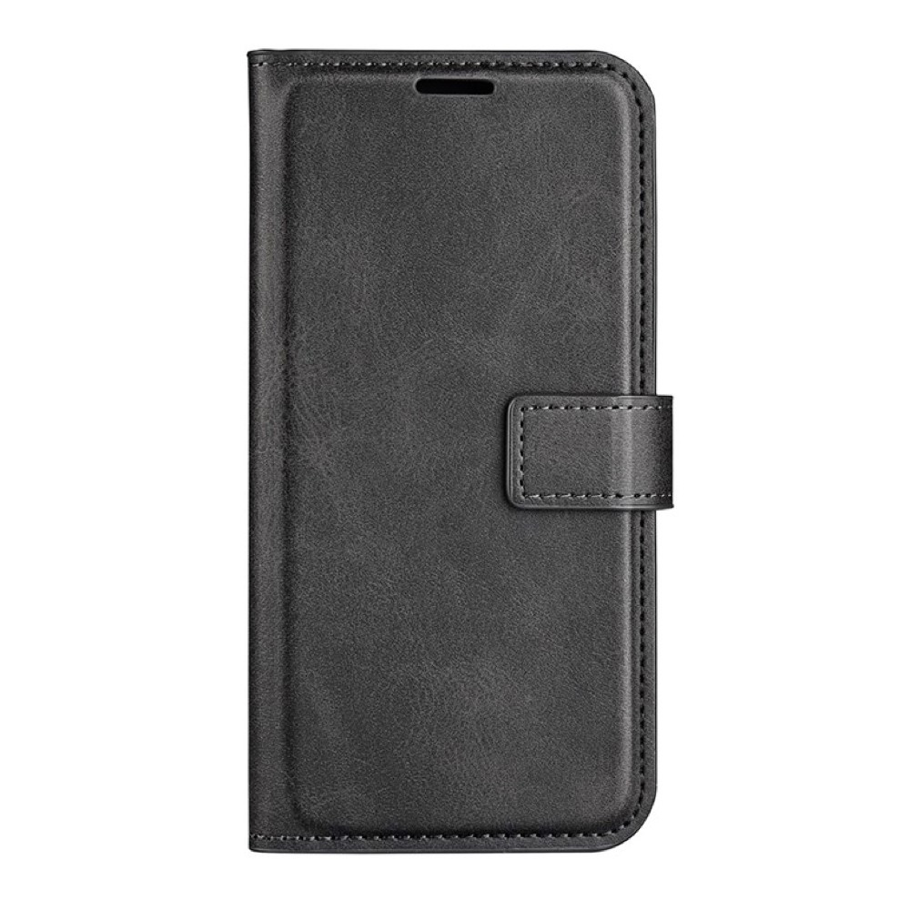 Casecentive Étui portefeuille en cuir avec fermeture iPhone 15 Pro Max - Noir