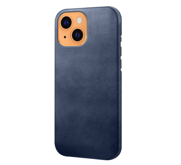Casecentive - Coque en cuir iPhone 13 Mini - Bleu