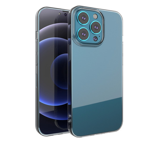 Casecentive - Coque en Silicone iPhone 13 Pro - transparente 