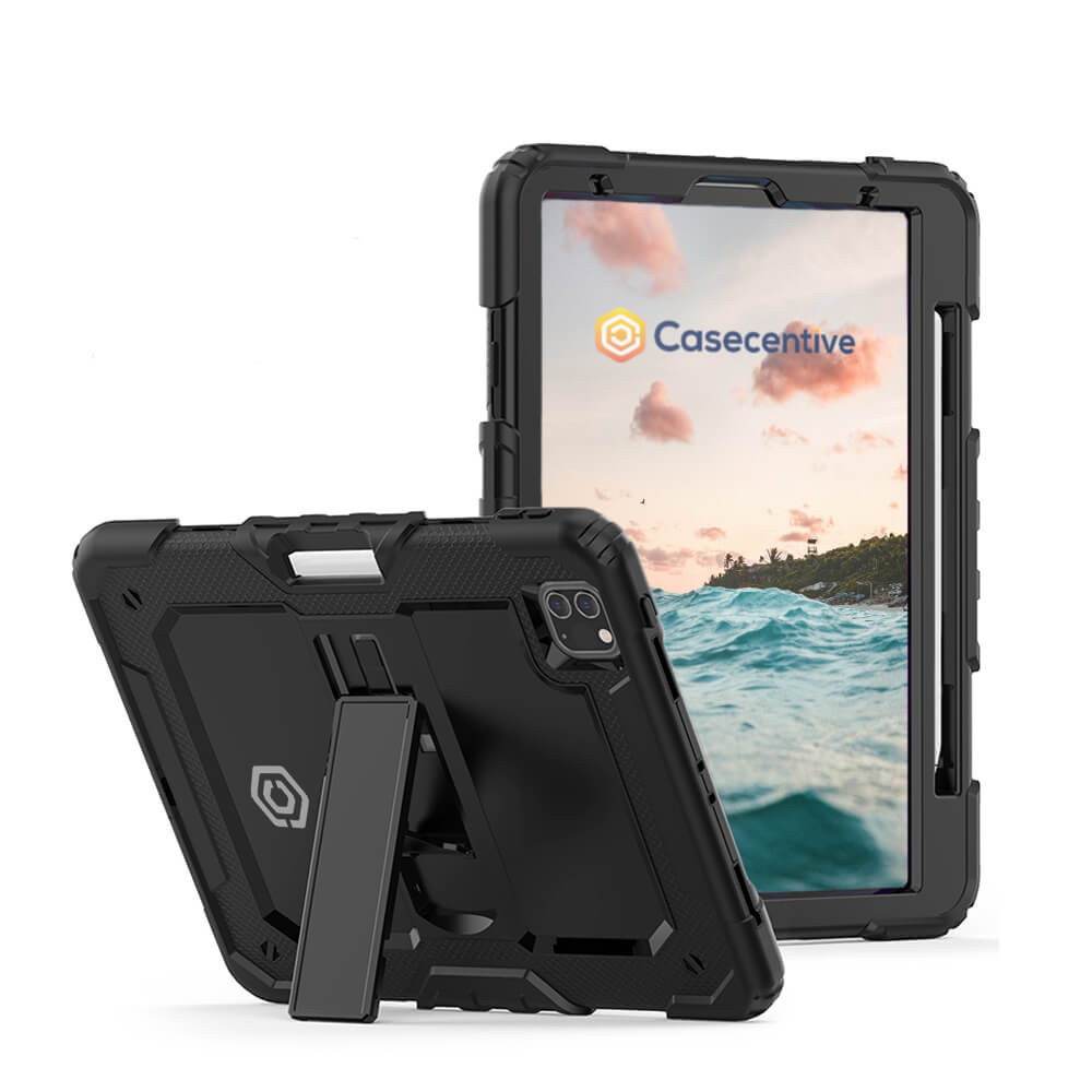 Casecentive Ultimate - Coque Antichoc - iPad Pro 11 pouces (2020) Noir