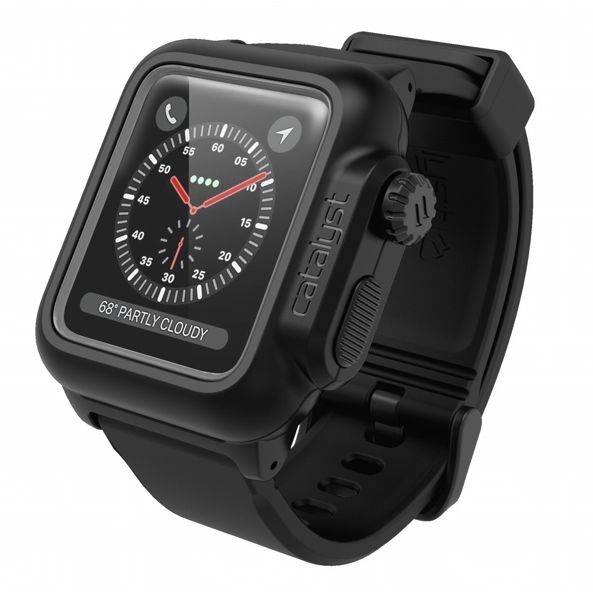 Catalyst Protection Waterproof Apple Watch 2/3 42mm noir