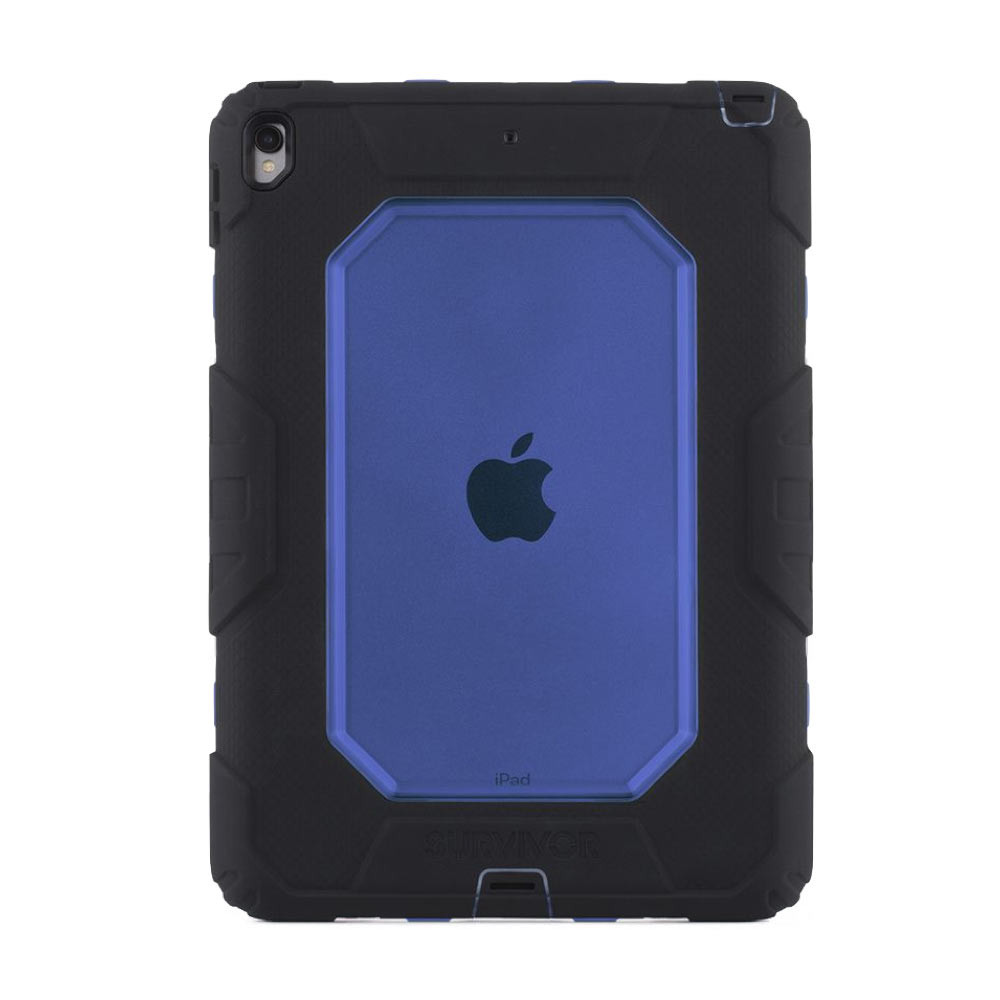 Griffin Survivor All-Terrain Coque iPad Pro 10.5 / iPad Air 2019 Noir / Bleu