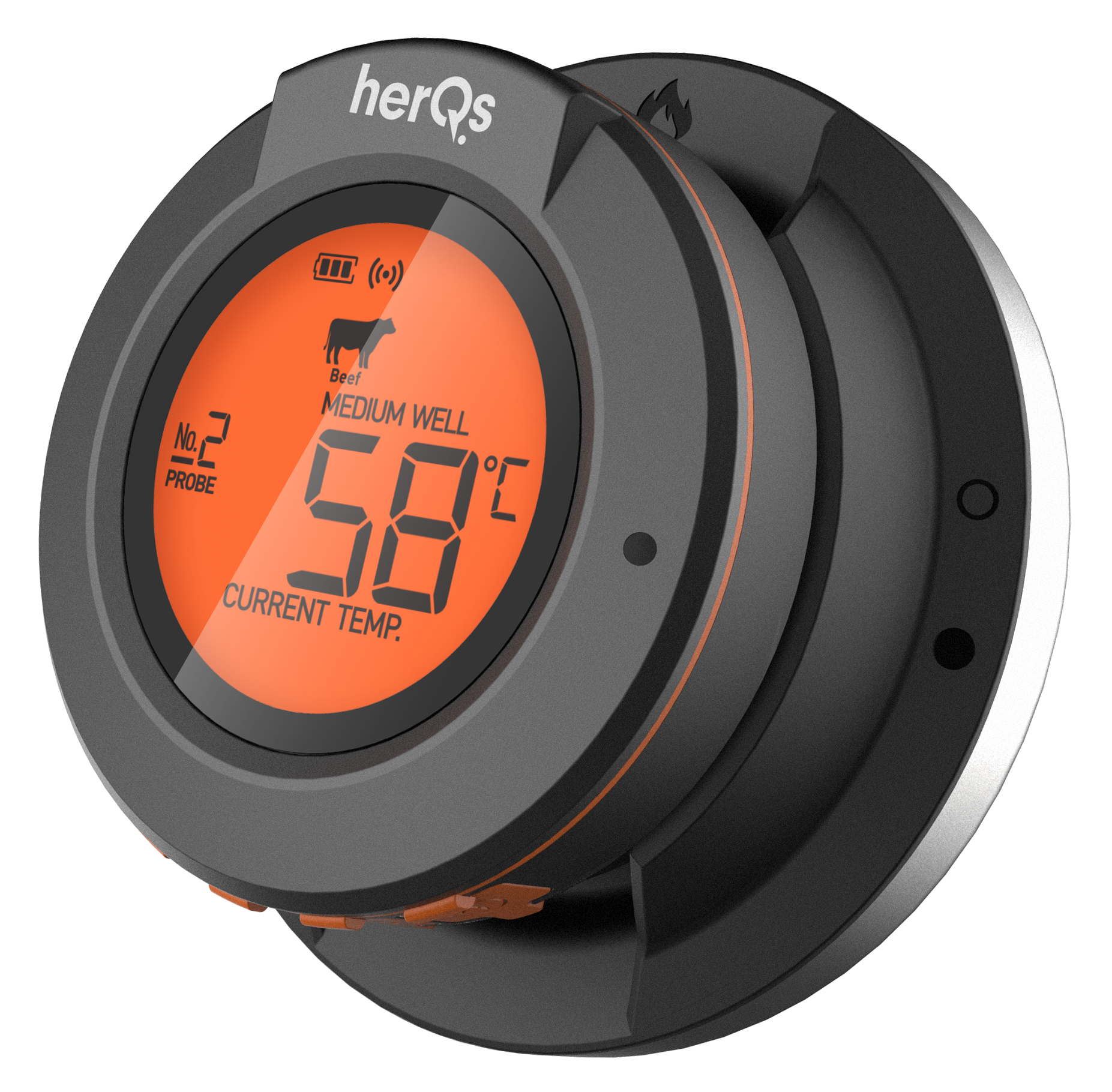HerQs Thermomètre numérique à dôme connecté