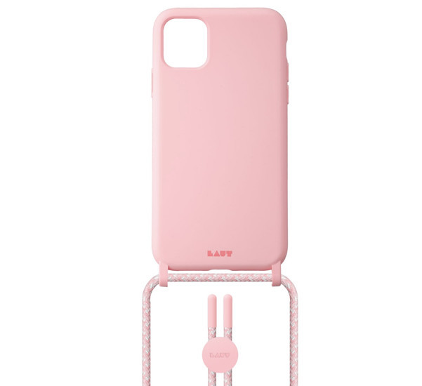 Laut - Pastels Coque avec cordon iPhone 12 mini - rose 
