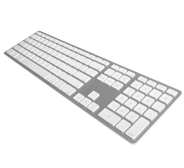 Matias -  Clavier AZERTY sans fil pour MacBook - argenté