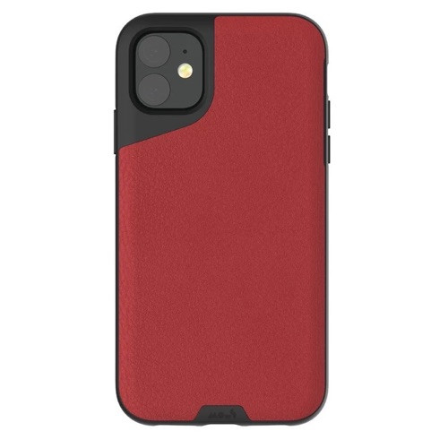 Mous Contour - Coque iPhone 11 - En cuir - Rouge