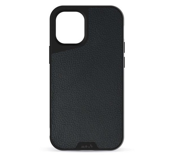 Mous Limitless 3.0 - Coque iPhone 12 Max / iPhone 12 Pro - Cuir Noir