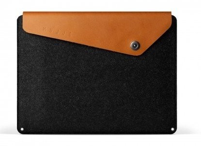 Mujjo Pochette en cuir pour MacBook 12" Marron
