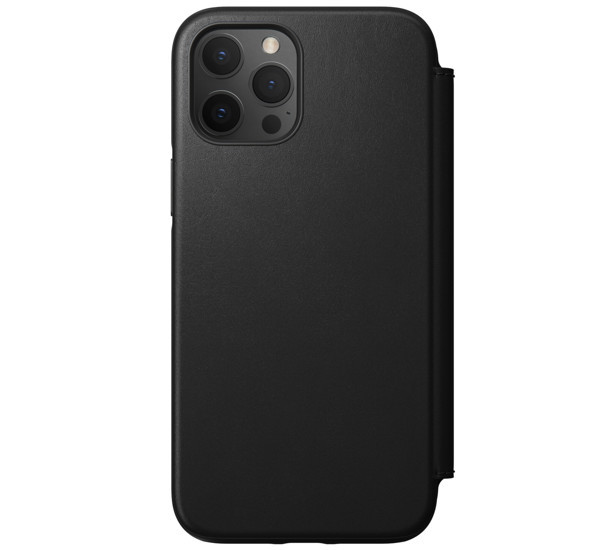 Nomad - Rugged Folio - Étui en cuir iPhone 12 Pro Max - Noir