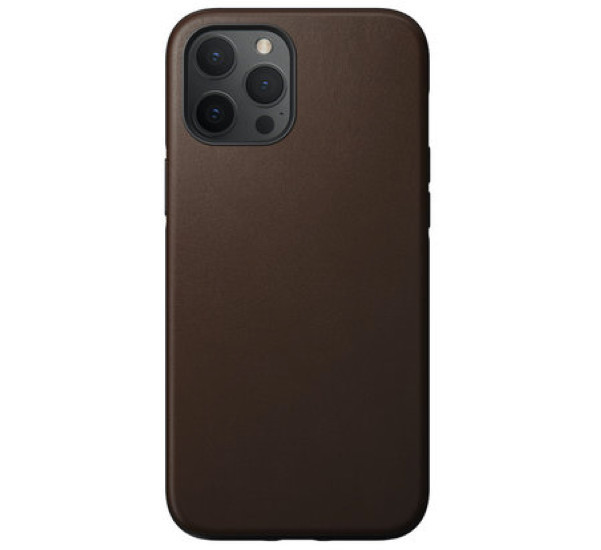 Nomad - Rugged - Coque en cuir iPhone 12 Pro Max - Marron