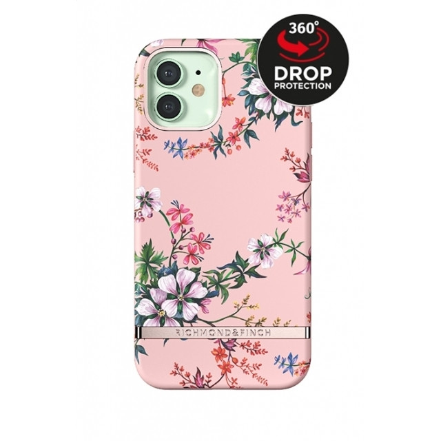 Richmond & Finch - Freedom Series Coque iPhone 12 / iPhone 12 Pro - Fleurs Roses 