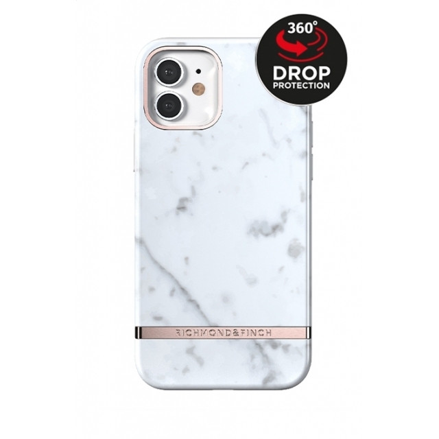 Richmond & Finch - Freedom Series Coque iPhone 12 / iPhone 12 Pro - Marbre Blanc