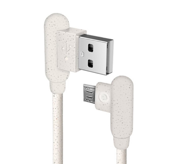  SBS - Câble Micro USB écologique 1 mètre - Blanc 