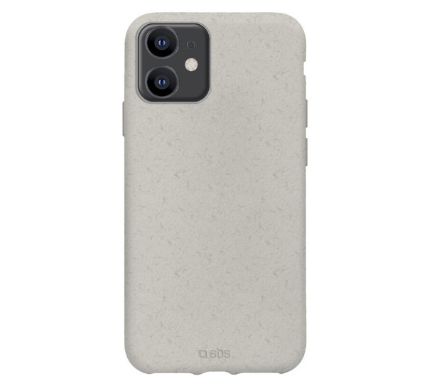 SBS Eco Cover - coque 100% biodégradable - iPhone 12 / iPhone 12 Pro - Blanc 