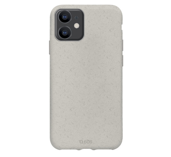 SBS Eco Cover - coque 100% biodégradable -  iPhone 12 Mini -  Blanc    