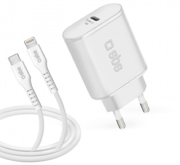 SBS Chargeur USB-C voyage PD 18W 