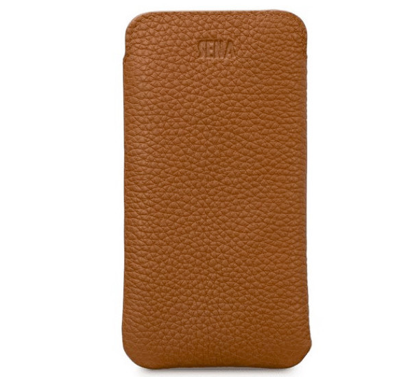 Sena Ultraslim - Pochette iPhone 12 Pro Max En cuir - Marron