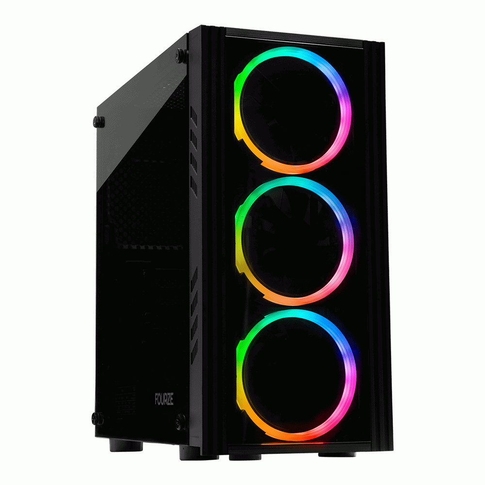 Fourze T160 Micro ATX RGB - Boîtier PC Gamer RGB ✓ Pas Cher !