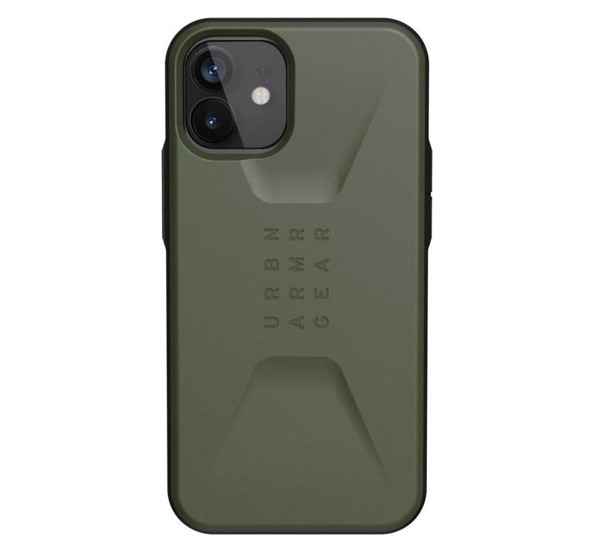 UAG Civilian - Coque iPhone 12 Mini Rigide - Vert olive