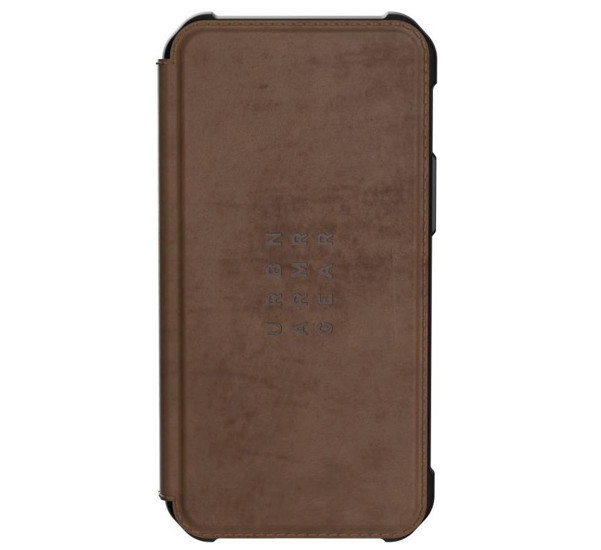 UAG Metropolis Leather - Coque en cuir iPhone 12 Mini - Marron