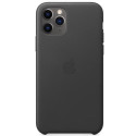 Apple - Coques iPhone 11 Pro en cuir - Noire