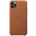 Apple - Coques iPhone 11 Pro en cuir - Marron