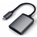 Satechi Adaptateur USB-C - Carte (Micro) SD UHS-II Gris