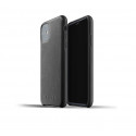 Mujjo - Coque iPhone 11 de protection - en cuir - Noire
