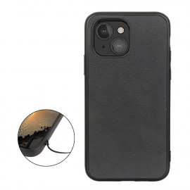 Casecentive Shockproof - Coque en cuir Antichocs iPhone 13 Mini - Noir