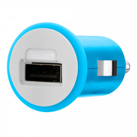 Micro 1A Car Charger USB Blue