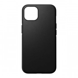 Nomad Modern Coque en cuir Magsafe iPhone 13 Noir