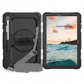 Casecentive Handstrap Pro Coque Antichoc Poignée Galaxy Tab S7 FE 2021