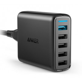 Anker PowerPort 5x - Chargeur USB Multi-ports - Noir