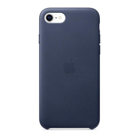 Apple - Coque iPhone 7 / 8 / SE 2020 / 2022 de protection en cuir - Midnight Blue