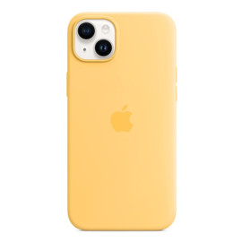 Apple Coque en silicone avec MagSafe pour iPhone 14 Plus - Sunglow