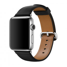 Apple - Bracelet Apple Watch 42mm / 44mm / 45mm / 49mm - Boucle Classique - Black