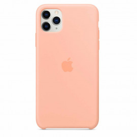 Apple - Coque en Silicone iPhone 11 Pro Max - Pamplemousse