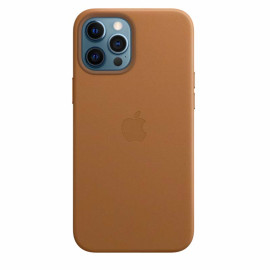 Apple Coque en cuir MagSafe pour iPhone 12 Pro Max - Havane
