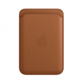 Apple MagSafe (1er gén) - Portefeuille Apple en cuir pour iPhone - Saddle Brown